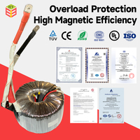 Transformador de Potencia de Alta Calidad para Amplificadores de Audio, Topología Flyback, Estructura de Bobina Toroidal Monofásica, 130W