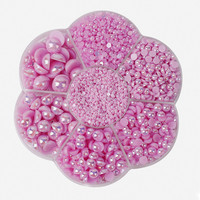 Vente en gros de perles plates en plastique de différentes tailles, 2800 pièces, pour la fabrication de bijoux, cheveux brillants, bricolage, scrapbooking, artisanat
