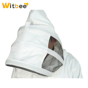 Siêu 100% gió thông gió nghề nuôi ong Coverall đầy đủ thông hơi 3-Layer thiết bị nghề nuôi ong phù hợp với với chống cháy <span class=keywords><strong>Net</strong></span> - Product Image 5