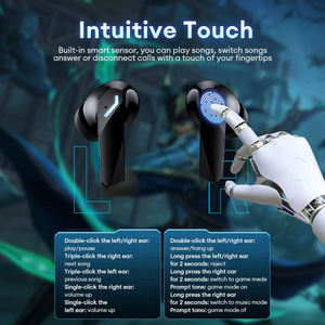 Audífonos inalámbricos GM2 Pro tws al por mayor, versión BT 5.4, auriculares estéreo inalámbricos verdaderos para juegos con micrófono para Oppo Vivo Honor - Product Image 2