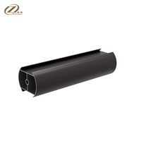 Système de garde-corps sur mesure en aluminium 6063, finition thermolaquée, conception de support de charge, découpe et pliage de sections, série 6000