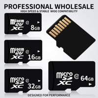 Carte mémoire TF Classe 10 64 Go 32 Go 16 Go Micro SD/TF 128 Go 32 Go 256 Go Mémoire 64G 128G 256G Carte mémoire en gros