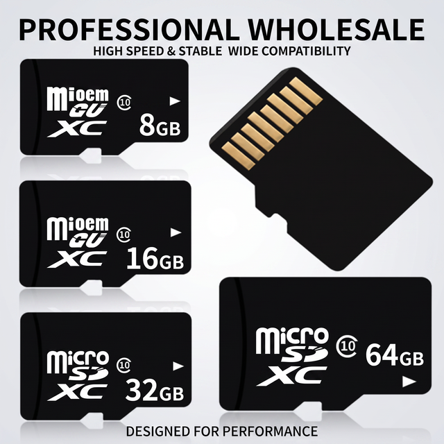 Class 10 Tf Memory Card 64gb 32gb 16gb Micro Card Sd/tf 128gb 32gb 256gb Memoire 64G 128G 256 Wholesale Memory Card