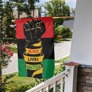 Drapeau de jardin en gros pour le Mois de l'histoire des Noirs, fan, déclaration d'émancipation des Afro-Américains, Black Lives Matter, drapeau de jardin, décoration extérieure pour la maison - Product Image 3