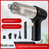 Dual-Mode Bürstenloser Staubsauger für Auto und Haushalt - 16.000 Pa Starke Saugkraft | 22-Minuten Laufzeit | 9-teiliges Zubehör-Set