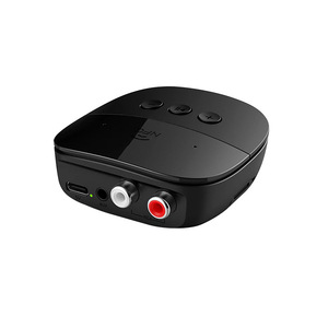 BR06 NFC pour adaptateur <span class=keywords><strong>Bluetooth</strong></span> récepteur <span class=keywords><strong>Audio</strong></span> sans fil V5.2 3.5MM AUX <span class=keywords><strong>RCA</strong></span> avec carte TF/disque U matière plastique - Product Image 2