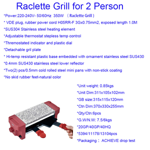 Source électrique portative de mini gril de table de 350W de <span class=keywords><strong>prix</strong></span> concurrentiel pour l'usage de ménage et <span class=keywords><strong>d</strong></span>'hôtel - Product Image 6