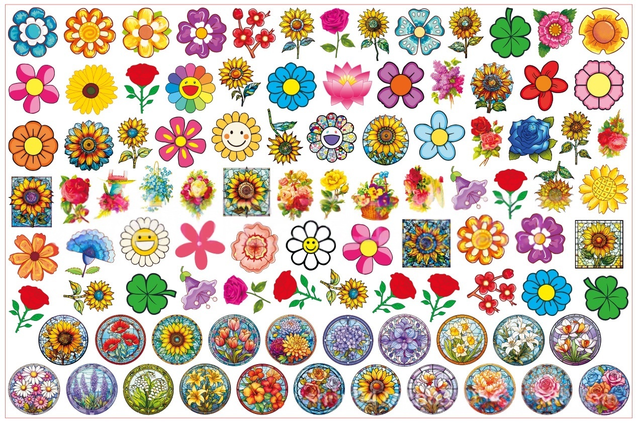 fleurs 4cm