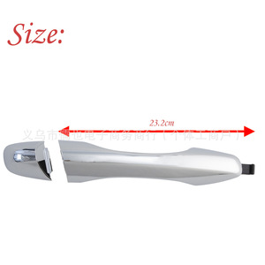 Rlb Rear <b>Door</b> <b>Handle</b> For 2016-2020 Kia Sorento Metal <b>Replacement</b> Part Back Left Right - Product Image 4