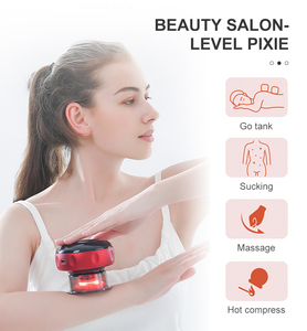 Juego de ventosas eléctricas recargables inteligentes 4 en 1, herramienta segura para la espalda y el cuello Gua Sha - Product Image 2