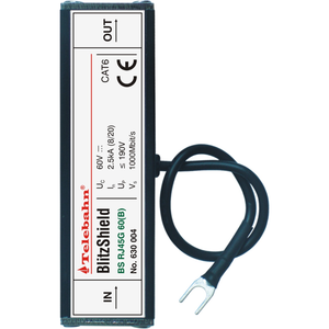 Telebahn 60V Cat6 E1000 Ethernet <span class=keywords><strong>Surge</strong></span> <span class=keywords><strong>Protector</strong></span> PoE SPD <span class=keywords><strong>RJ45</strong></span> Mạng <span class=keywords><strong>Surge</strong></span> bảo vệ DPS <span class=keywords><strong>Surge</strong></span> Suppressor - Product Image 2