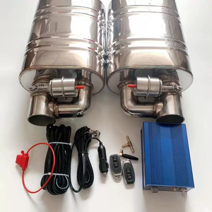Système d'échappement de voiture en acier inoxydable de haute qualité avec silencieux à valve à vide simple de 3'' (76 mm) et commande à distance Valvetronic - Product Image 3