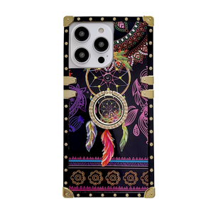 Windspiel Design Handy hülle Abdeckung für iPhone 14 15ProMax, Für iPhone Blumen hülle mit <span class=keywords><strong>Ring</strong></span> halter - Product Image 1