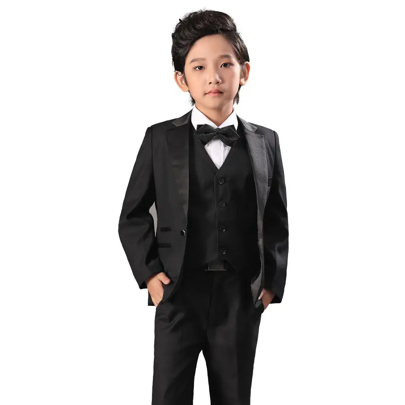 2022 New Arrival Custom Boy's Wedding Suit Children Wedding Dress Little Kids Boy's Tuxedos