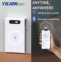1 Pc MOQ 51.2V 16kWh LiFePO4 Baterai Rumah Hybrid Split Grid dengan Layar Sentuh Pintar, Komunikasi CAN, Kustomisasi OEM/ODM