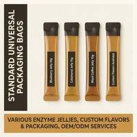 Gelée enzymatique probiotique, gelée de myrtille, bandelettes de gelée d'orange Kaman, vente en gros et livraison Feast Savior, saveurs personnalisables OEM