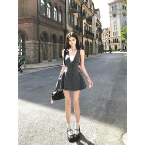 Polka Dot Halter Mini Dress With Wrap Tie Natural Waist Breathable Summer Dress For Daily Wear And Parties - Product Image 3