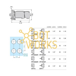 Schneider Electric ZB4BW041 - Nuevo - Product Image 1