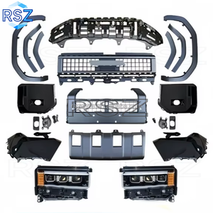 RAYSEZE LC <strong>Body</strong> Kit E for <strong>Toyota</strong> 2023 <strong>2025</strong> Land Cruiser <strong>Prado</strong> LC250 <strong>Front</strong> Bumper Upgrade Headlight Grille High Version