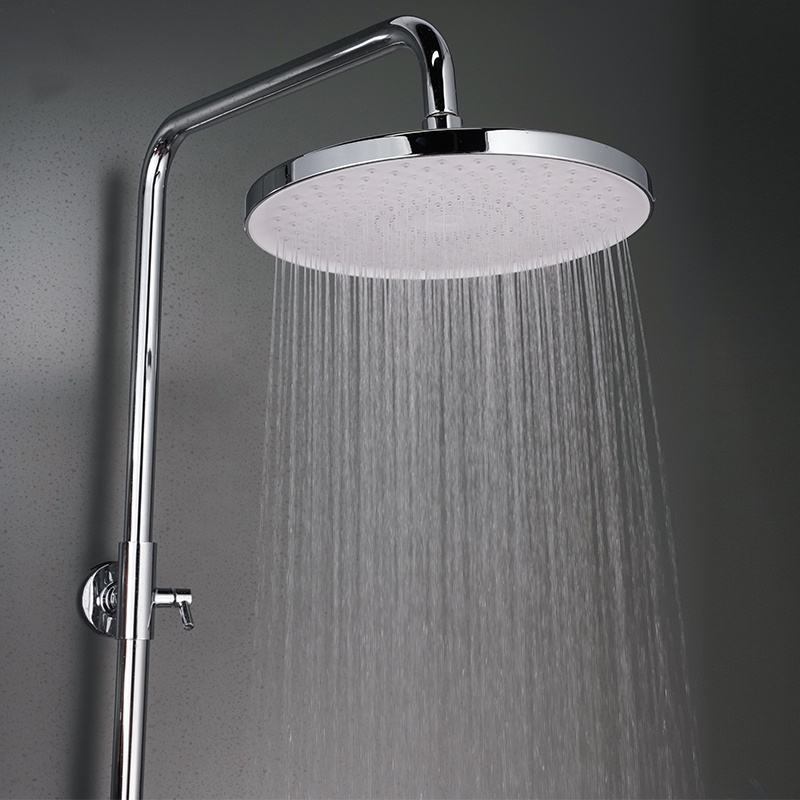10 Inch Chrome Large Fixed Overhead Rain Showerhead 10 Inch Chrome Large Fixed Overhead Rain Showerhead