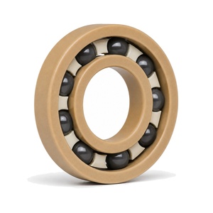 6010 50x80x16mm PEEK Hybrid Ball Bearing Silicon <b>Nitride</b> Ball for High Temperature Motor - Product Image 1
