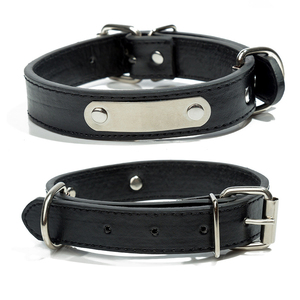 <span class=keywords><strong>Collar</strong></span> de Perro Ajustable de Cuero PU Barato con Logotipo Personalizado al por Mayor - Product Image 2