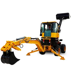 1.5 ton 2 ton 2.5 ton new backhoe loader mini tractor with front end loader and backhoe all attachments