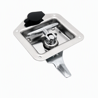 Loquet de compression en T pliable en acier inoxydable 304 pour poignée de pagaie, boîte à outils de camion, porte de remorque, panneau de camping-car
