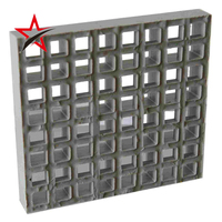 Panneaux de grille en PRV sur mesure OEM, toutes tailles/couleurs, pour passerelles d'usine