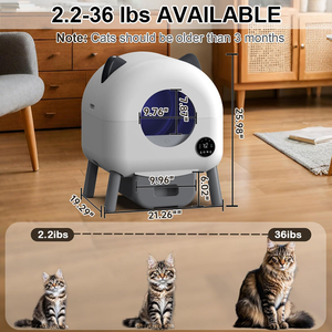 Automatic Self Cleaning <b>Cat</b> <b>Litter</b> Box Smart APP Controlled Odor Free Large Capacity Wholesale Supplier - Product Image 5