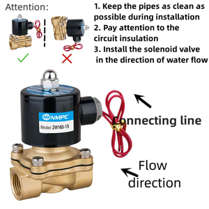Электромагнитный клапан прямого действия для воды 2W-160-15 2W200-20 2W250-25 - Product Image 6