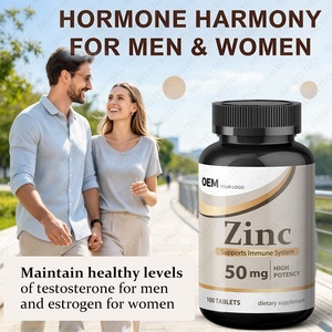 Comprimés de zinc 50 mg avec oxyde et citrate, complément minéral alimentaire, qualité alimentaire, casher, fabricant OEM, marque privée - Product Image 5