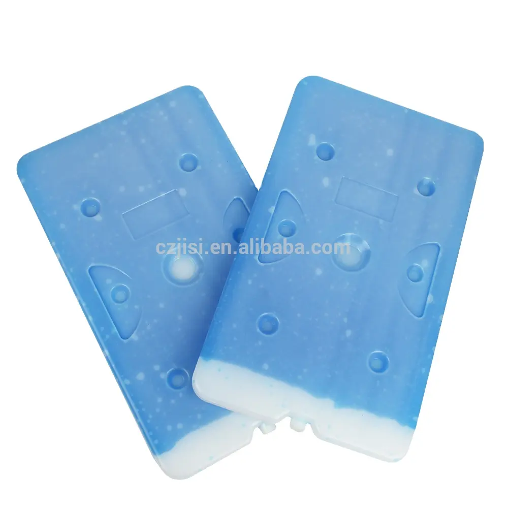 Blocos de plástico reutilizáveis do congelador do gelo, para caixas refrigeradoras do sorvete