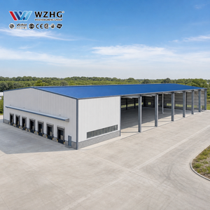 Hangar de Almacenamiento Agrícola con Estructura de Acero Prefabricada con Vigas en H Q355 - Product Image 1