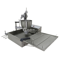 Machine commerciale de beignets de boule ronde semi-automatique Mochi Donut Maker Distributeur manuel de beignets Friteuse électrique