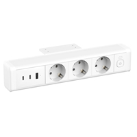 Prise de courant suspendue 65W USB, norme australienne, pour bureau, sous le bureau, amovible, à fixer sous le bureau