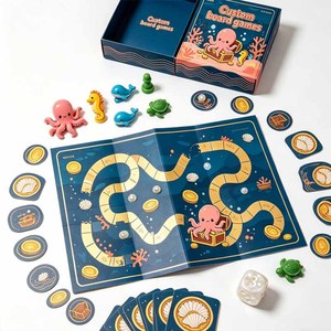Custom personalized board games wholesale OEM children's <b>entertainment</b> games suitable for bulk business orders - Product Image 5