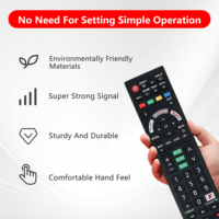 Télécommandes de remplacement en vente chaude, HUAYU RM-L1720, emballage en boîte en PVC pour utilisation Panasonic