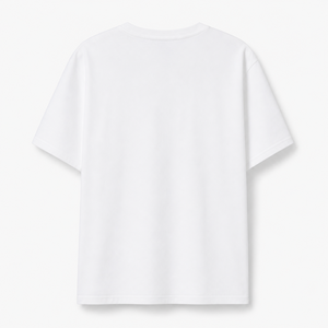 Camiseta de Manga Corta con Cuello Redondo y Logotipo Personalizado, con Estampado Original en el Centro con Cinta Plegada - Product Image 3