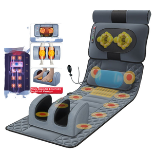 Meilleures ventes <span class=keywords><strong>Amazon</strong></span> <span class=keywords><strong>Tapis</strong></span> <span class=keywords><strong>de</strong></span> massage pour étirements du corps entier Vibrant Shiatsu Chauffant Matelas <span class=keywords><strong>de</strong></span> massage électrique avec coussin d'air - Product Image 1