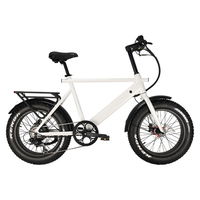 Vélo électrique à pneus larges, moteur 250W, batterie lithium 350W, système de vitesses 7 rapports, fonctionnalités numériques électroniques