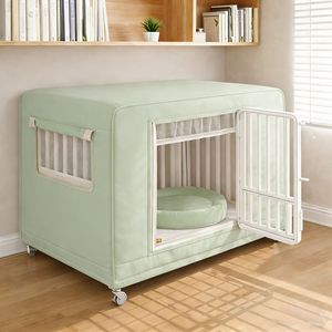 Cage pour chien luxueuse toutes saisons, intérieure/extérieure, mobile <span class=keywords><strong>avec</strong></span> roulettes, cage pour animaux de compagnie imperméable, enclos de haute qualité, lit confortable pour animaux de compagnie - Product Image 4