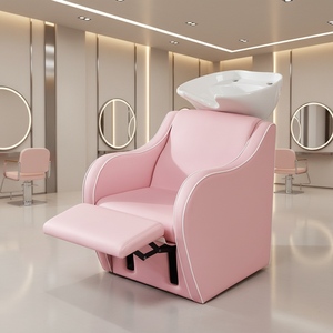 Fauteuil de lavage de cheveux moderne pour salon de beauté, inclinable et réglable avec repose-pieds, vente en gros, offre spéciale - Product Image 5
