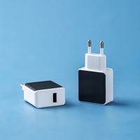 Adaptateur de chargeur USB à port unique 5V1A 5W, prise EU, charge rapide pour téléphone portable, adaptateur mural de voyage