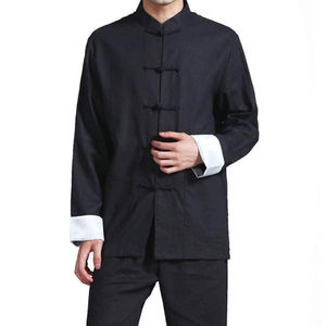 Vêtements de Kung Fu 2026 Uniformes traditionnels de Tai Chi pour garçons et filles Arts martiaux chinois Wing Chun Combinaison longue à manches longues Tang - Product Image 4