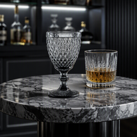 Verres à vin transparents modernes, épais et durables, pour hôtels et cadeaux, capacité 240/300 ml, style gobelet, vente en gros