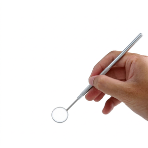 Outils dentaires manuels de haute qualité, miroir buccal, logo couleur personnalisé, poignée ergonomique écologique, certifié CE Classe I, garantie 1 an - Product Image 1