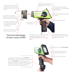 하이 퀄리티 ATOM 200S 전자 휴대용 <span class=keywords><strong>XRF</strong></span> 분석기 핫 플러그 광물 및 금속 테스트 장비 - Product Image 5