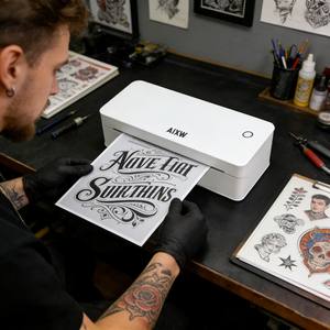 AIXW便携式A4打印机热敏打印机不需要墨水小尺寸无线袖珍打印机 - Product Image 6