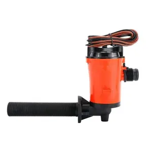 High quality 12V 800gph Pumps Live Bait Tank Aerator Pump Submersible Cartridge Boat Bilge Pump